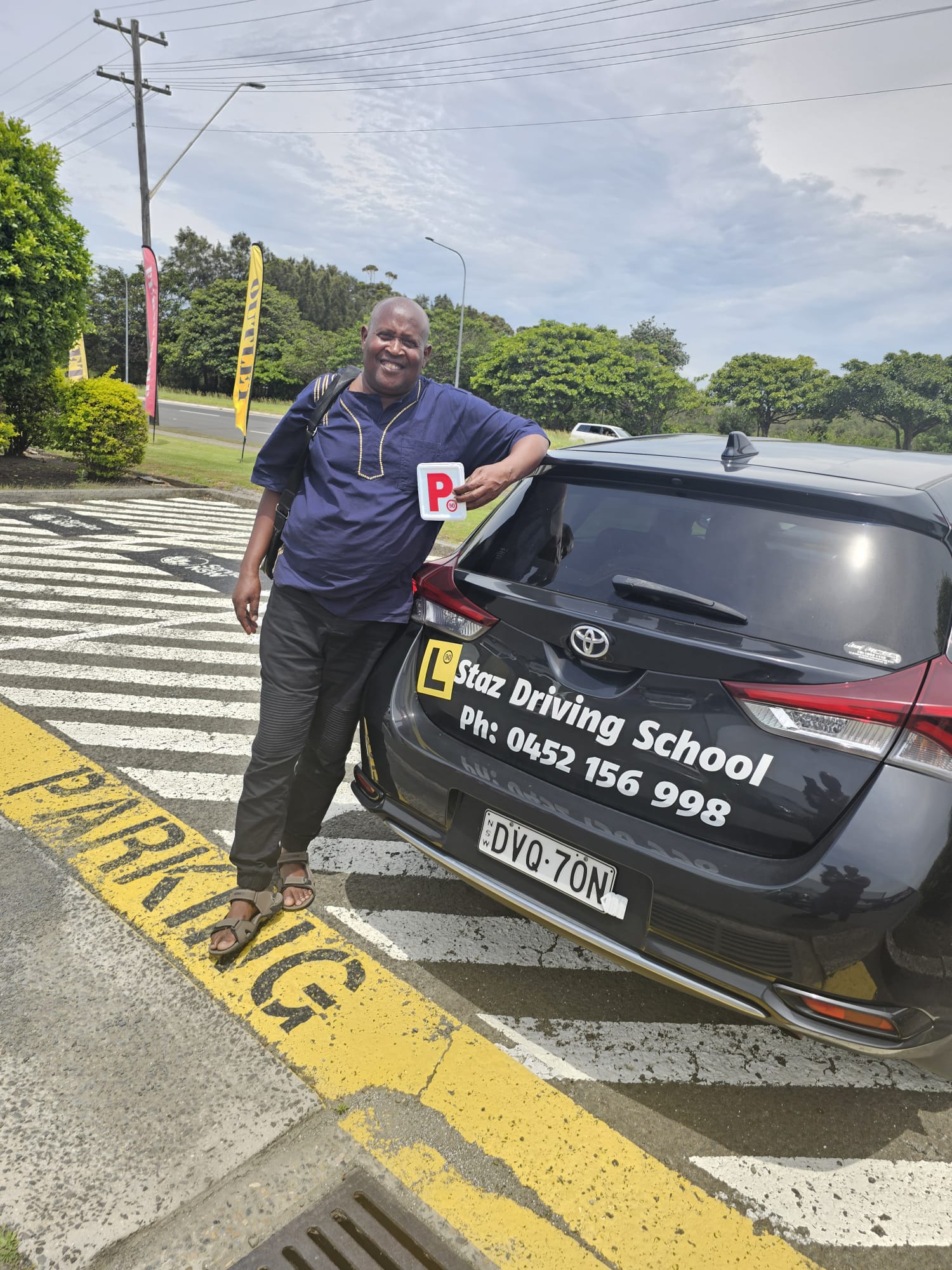 Happy STAZ Driving School Student 2